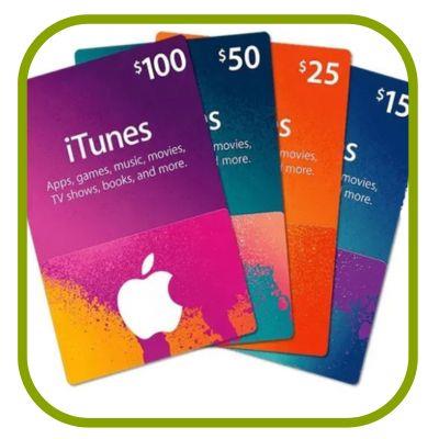 گیفت کارت 25 دلاری آی تونز iTunes